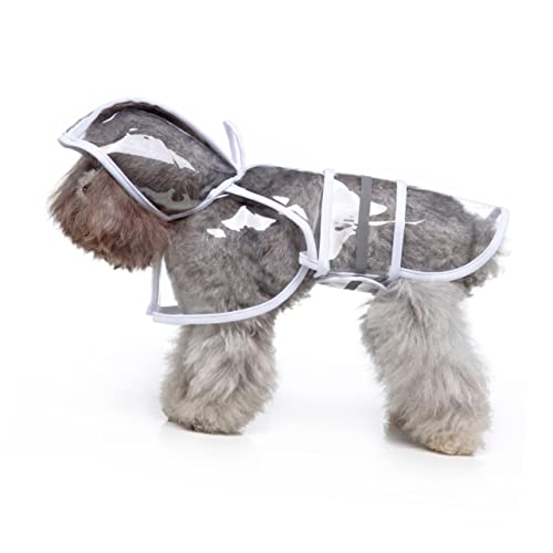 VILLFUL Regenmantel Für Hunde Mit Kapuze Und Reflektierenden Streifen Angenehmem Material VILLFUL Regenmantel Für Hunde Mit Kapuze Und Reflektierenden Streifen Angenehmem Material von VILLFUL