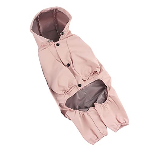 VILLFUL Hunde-Regenmantel Reflektierend Verstellbar Bequem Warm Für Große Hunde An Regnerigen Tagen von VILLFUL