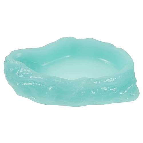 VILLFUL Reptilien Wasserschale mit Nachtleuchtender Funktion Futter und Trinkschale für Terrarien für Schildkröten Eidechsen und Andere Kleintiere aus Widerstandsfähigem Harz zu Reinigen VILLFUL Reptilien Wasserschale mit Nachtleuchtender Funktion Futter und Trinkschale für Terrarien für Schildkröten Eidechsen und Andere Kleintiere aus Widerstandsfähigem Harz zu Reinigen von VILLFUL