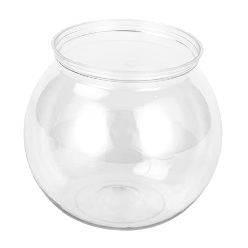 VILLFUL Kleines Rundes Aquarium Aus Kunststoff Transparentes Design Für Pflanzen Und Steine Dekoration Für Haus Und Büro Schön Und Langlebig von VILLFUL