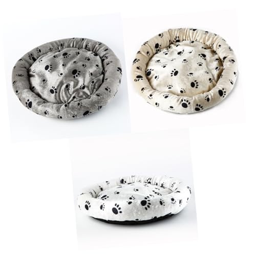 VILLFUL Pet Nest Rundes Fußabdruck-hundebett Verdicktes Bequem Für Katzen Grau VILLFUL Pet Nest Rundes Fußabdruck-hundebett Verdicktes Bequem Für Katzen Grau von VILLFUL