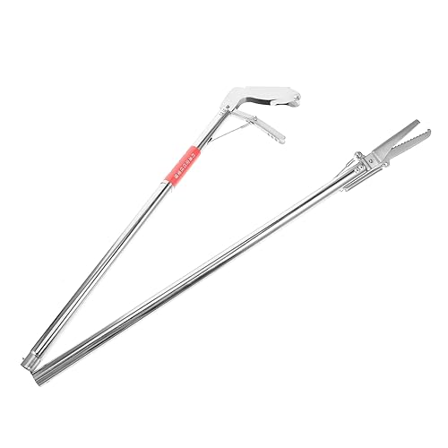VILLFUL Schlangenzange Aus Edelstahl Klappbarer Schlangenfängerclip Sicherer Schlangenhaken Für Schlangenfang von VILLFUL