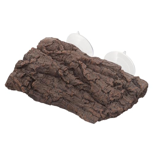 VILLFUL Schildkröten Basking Plattform Schwimmende Terrarium Dekoration mit Einstellbarem Saugnapf Vielseitige Ruhe und Versteckmöglichkeit Aquarium Zubehör für Schildkröten und Reptilien von VILLFUL