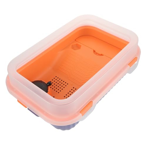 VILLFUL Schildkröten Plastikbox, Schildkröten Lebensraum Versorgung, Schildkrötenwanne, Reptilienbecken, Schildkrötenbecken, Aquariumbecken Für Schildkröten, Multifunktions VILLFUL Schildkröten Plastikbox, Schildkröten Lebensraum Versorgung, Schildkrötenwanne, Reptilienbecken, Schildkrötenbecken, Aquariumbecken Für Schildkröten, Multifunktions von VILLFUL
