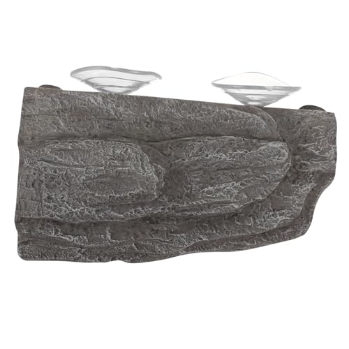 VILLFUL Schildkröten Sonnenplatz Schwimmende Basking Plattform mit Saugnapf Einstellbare Wasserhöhe Robuste Terrarien Dekoration für Schildkröten Wasserschildkröten Reptilien und Kleine von VILLFUL