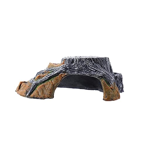 VILLFUL Reptil Uvb Plattform Dekorative Klettern Hideout Cave Aquarium Schildkröte Ornament von VILLFUL