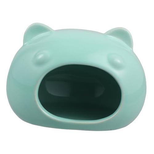 VILLFUL Haustierversteck Aus Keramik Niedliches Schlafhaus Für Hamster Zwerghamster Rennmäuse Und Andere Kleine Haustiere Kühlendes Design Für Optimalen Komfort Cartoonförmige von VILLFUL