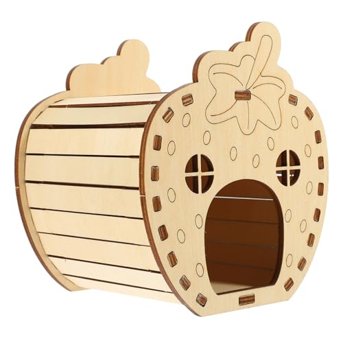 VILLFUL Selbstmontage Hamster DIY Versteck Haustier Rückzugsort aus Natürlichem Holz Geräumig für Schlaf und Sicher und Langlebig für Kleine VILLFUL Selbstmontage Hamster DIY Versteck Haustier Rückzugsort aus Natürlichem Holz Geräumig für Schlaf und Sicher und Langlebig für Kleine von VILLFUL