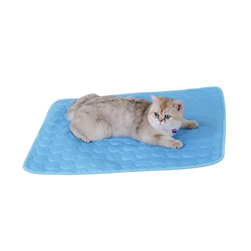 VILLFUL 100 x70cm Haustier Kühlmatte Sommer Hund Katze Ruhebett Kühlkissen Decke für Hunde Katzen Wärmeableitungspad VILLFUL 100 x70cm Haustier Kühlmatte Sommer Hund Katze Ruhebett Kühlkissen Decke für Hunde Katzen Wärmeableitungspad von VILLFUL
