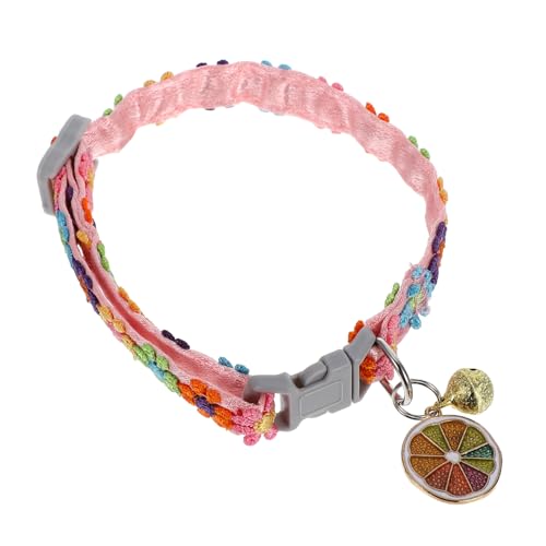 VILLFUL Spitzenblumenkette Kätzchenhalsband Verstellbar Leichtgewichtig Festliche Alltagstauglich Robustes Material Für Katzen von VILLFUL