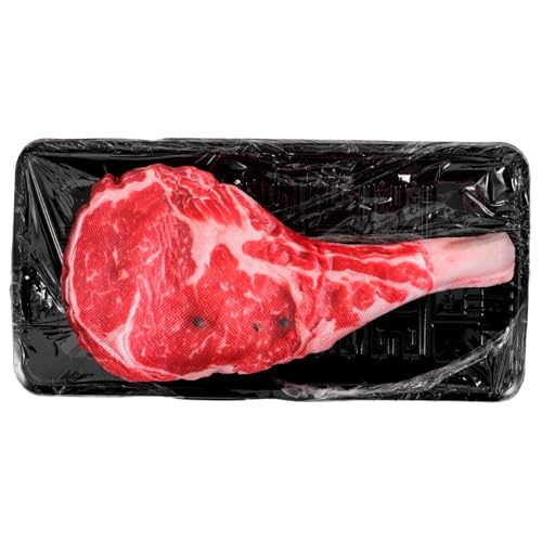 VILLFUL Steakförmiges Quietschspielzeug für Interaktives Plüschspielzeug zur Zahnpflege für Kleine und Große Haustiere Sorgt für Unterhaltung und Langeweile VILLFUL Steakförmiges Quietschspielzeug für Interaktives Plüschspielzeug zur Zahnpflege für Kleine und Große Haustiere Sorgt für Unterhaltung und Langeweile von VILLFUL