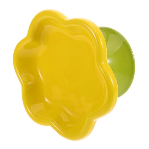 VILLFUL Stilvolle Blumenförmige Futter und Wasserschüssel für Katzen Komfortable Nackenstütze für Snacks und Mahlzeiten für Drinnen von VILLFUL