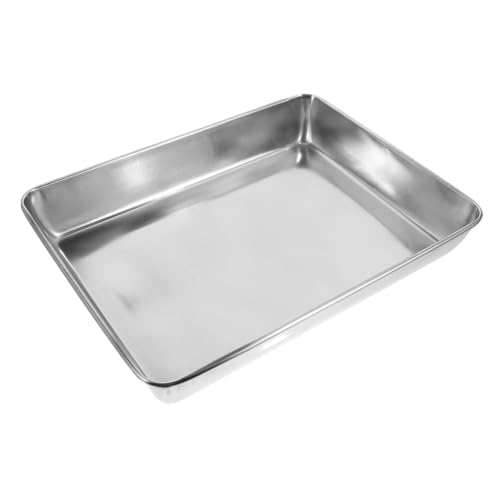 VILLFUL Taubenbadewanne Aus Metall Vogelbadewanne Mit Tiefer Form Zubehör Für Vogelkäfig Geeignet Für Tauben Und Papageien von VILLFUL