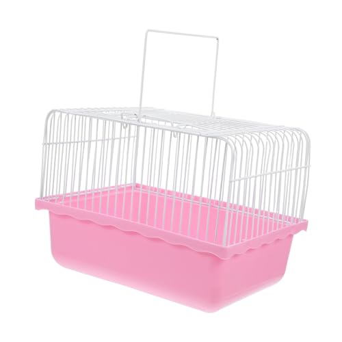 VILLFUL Tragbarer Vogelkäfig Aus Kunststoff Zusammenklappbarer Vogel-reisekäfig Für Kleine Vögel Transportbox Mit Beobachtungsfenster Für Hamster Und Kleintiere von VILLFUL