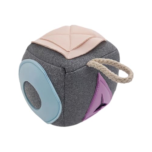 VILLFUL Tragbares Kauspielzeug für Hunde Interaktives Zahnpflege Leckspielzeug Multifunktionaler Spielball zur Zahnreinigung und Futterausgabe Fördert Intelligenz und Bindung Geeignet für VILLFUL Tragbares Kauspielzeug für Hunde Interaktives Zahnpflege Leckspielzeug Multifunktionaler Spielball zur Zahnreinigung und Futterausgabe Fördert Intelligenz und Bindung Geeignet für von VILLFUL