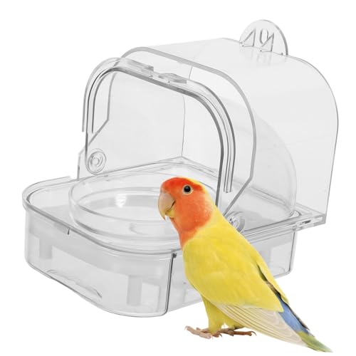 VILLFUL Transparente Futterstation mit Verschüttungsdesign Automatischer Vogel Futterspender für Einfache Pflege und Sauberkeit im Käfig VILLFUL Transparente Futterstation mit Verschüttungsdesign Automatischer Vogel Futterspender für Einfache Pflege und Sauberkeit im Käfig von VILLFUL