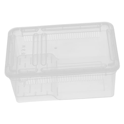 VILLFUL Transparente Reptilien Zuchtbox aus Robustem Kunststoff mit Atmungsaktiven Löchern Tragbares Terrarium für Schlangen Eidechsen Spinnen und Frösche Einfach zu Reinigen Vielseitig von VILLFUL