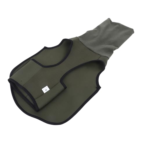 VILLFUL Verstellbare Beruhigungsjacke für Hunde Angenehmer Mantel zur Angstlinderung bei Reisen und Trennung Militärgrün aus Weichem Material Gefertigt VILLFUL Verstellbare Beruhigungsjacke für Hunde Angenehmer Mantel zur Angstlinderung bei Reisen und Trennung Militärgrün aus Weichem Material Gefertigt von VILLFUL