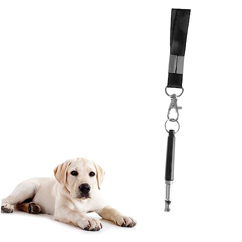 VILLFUL Verstellbare Hundepfeife mit Trageschlaufe Geräuschlos für Menschen Einstellbare Frequenz für Effektives Hundetraining und Antibellendes Verhalten Humane Trainingshilfe für von VILLFUL