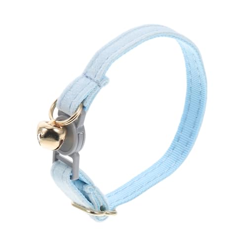 VILLFUL Verstellbares Katzenhalsband mit Glocke und Namensschild Sicherheitsverschluss Individuell Einstellbar für Kätzchen und Katzen Optimaler Gravur für Einfache von VILLFUL
