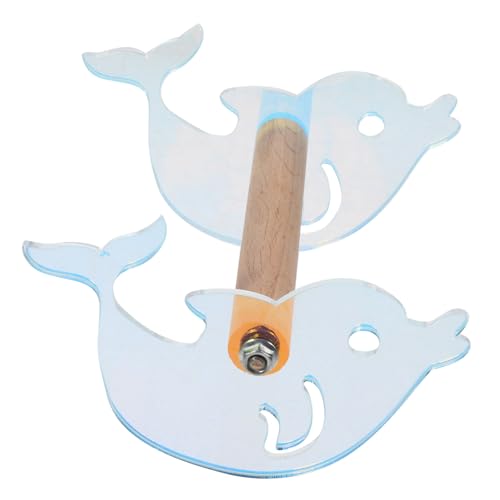 VILLFUL Vogel Sitzstange Plattform Stand Langlebig Kratzfest Vogelkäfig Zubehör für Papageien Sittiche Nymphensittiche zum Klettern und Ausruhen von VILLFUL