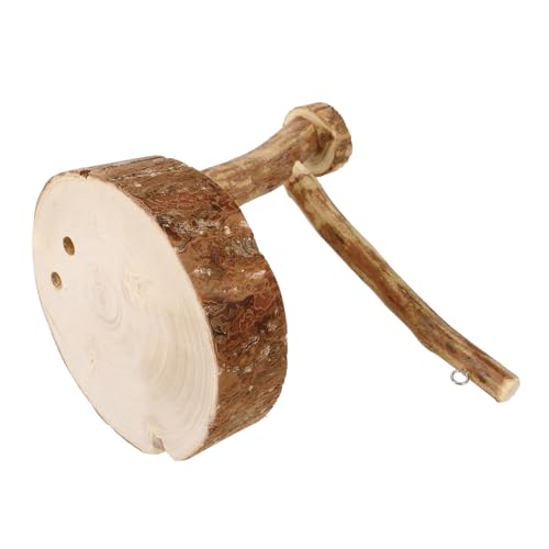 VILLFUL Vogel Stehstange, Naturholz, Vogelständer, Vogelsitzstange, Spielzeug, Vogelsitzstange, Papageienstange, Naturvogelstange, Sittichkäfig Zubehör, Holzvogel Stehgestell, von VILLFUL