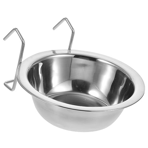 VILLFUL Edelstahl Vogelnapf Futterspender Für Vögel Multifunktionaler Vogelbecher Mit Haken Vogelfutterhalter Für Käfig Einfach Zu Reinigen Installieren VILLFUL Edelstahl Vogelnapf Futterspender Für Vögel Multifunktionaler Vogelbecher Mit Haken Vogelfutterhalter Für Käfig Einfach Zu Reinigen Installieren von VILLFUL