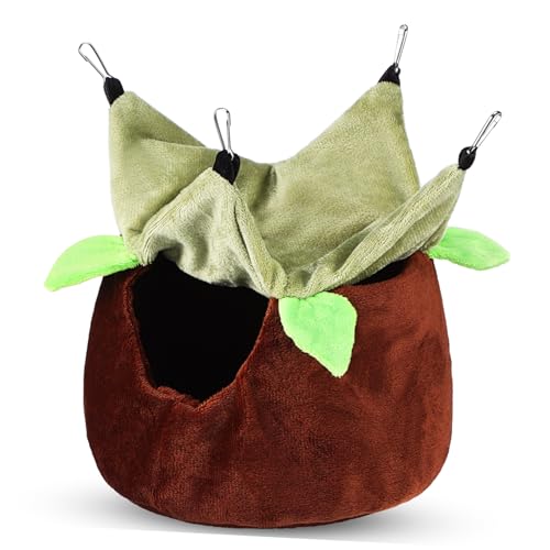 VILLFUL Hängendes Vogelnest Für Kleintiere Hängematte Für Papageien Und Nymphensittiche Vogelbett Mit Doppeltem Design Bequemer Schlafplatz Für Eichhörnchen Und Hamster Einfach Aufzuhängen VILLFUL Hängendes Vogelnest Für Kleintiere Hängematte Für Papageien Und Nymphensittiche Vogelbett Mit Doppeltem Design Bequemer Schlafplatz Für Eichhörnchen Und Hamster Einfach Aufzuhängen von VILLFUL