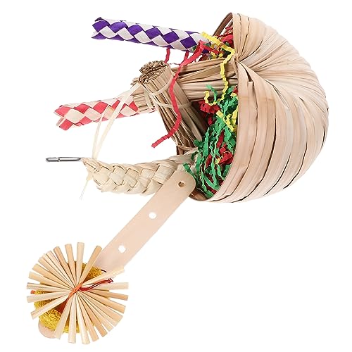 VILLFUL Papageienspielzeug Aus Widerstandsfähigen Materialien Hängespielzeug Für Vögel Einfach Zu Befestigen Am Käfig Geeignet Für Papageien Und Andere Haustier-vögel von VILLFUL