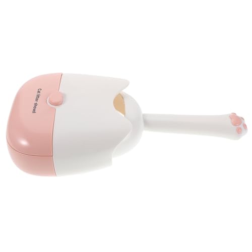 VILLFUL Wandmontierter Katzenstreuschaufel mit Feinem Sieb Leichtes Kunststoffmaterial Platzsparender Halter Poop Scooper Stand für Effektive Reinigung für Katzenstreubox von VILLFUL