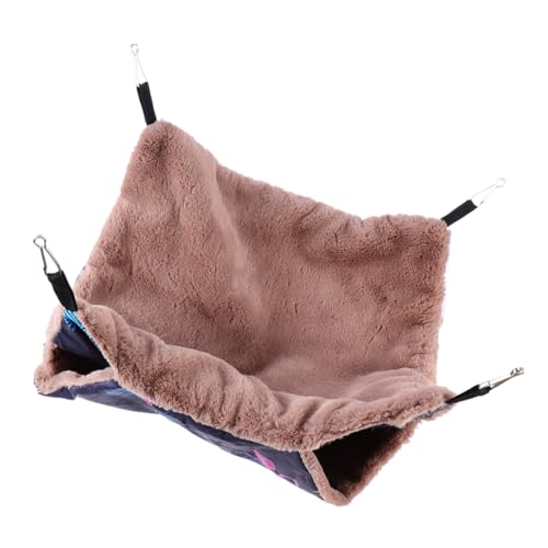 VILLFUL Warme Hängematte Für Kleintiere Bequemes Schlafbett Für Hamster Meerschweinchen Und Ratten Robustes Und Waschbares Haustierzubehör VILLFUL Warme Hängematte Für Kleintiere Bequemes Schlafbett Für Hamster Meerschweinchen Und Ratten Robustes Und Waschbares Haustierzubehör von VILLFUL