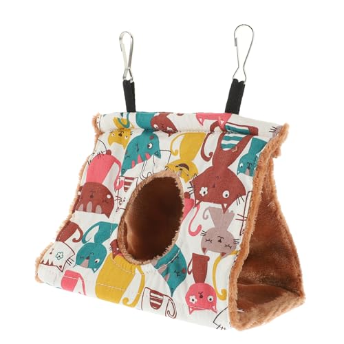 VILLFUL Vogelhängematte Aus Baumwolle Vogelnest Winter Bequemes Und Weiches Schlafzelt Für Sittiche Papageien Und Andere Vögel von VILLFUL