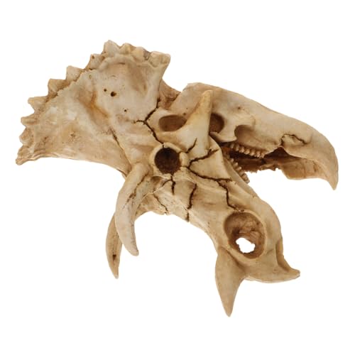 VILLFUL Dinosaurierschädel-versteck Aus Kunstharz Künstliches Versteck Höhle Bartagamen-höhlen-Ornament VILLFUL Dinosaurierschädel-versteck Aus Kunstharz Künstliches Versteck Höhle Bartagamen-höhlen-Ornament von VILLFUL