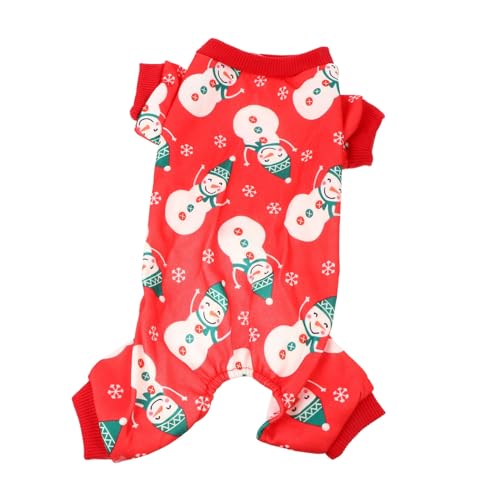 VILLFUL Weihnachts-Haustier-Kleidung Hund Weihnachten kleiden Weihnachtspyjama Hundeshirt Weihnachten Kleider Hundekleidung Herbstkleidung für Hunde Haustier Katze Mantel Polyester rot VILLFUL Weihnachts-Haustier-Kleidung Hund Weihnachten kleiden Weihnachtspyjama Hundeshirt Weihnachten Kleider Hundekleidung Herbstkleidung für Hunde Haustier Katze Mantel Polyester rot von VILLFUL