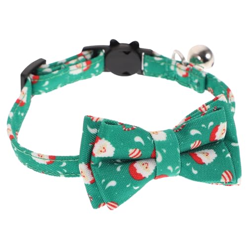 VILLFUL Weihnachts Katzen Halsband Weihnachtshaustier Bowknot Welpenhalsband Weihnachtsglockenkragen Hundehalsband Für Welpen Fliege Für Haustiere Halskette Haustierzubehör Tuch Die Katze von VILLFUL