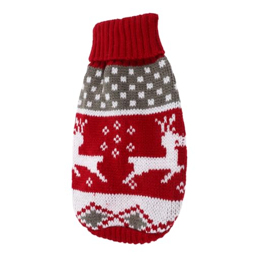 VILLFUL Xmas Hundepullover Weichem Warmem Material Niedlicher Strickpullover Für Kleine Hunde Und Katzen Für Winter Und Festliche Anlässe VILLFUL Xmas Hundepullover Weichem Warmem Material Niedlicher Strickpullover Für Kleine Hunde Und Katzen Für Winter Und Festliche Anlässe von VILLFUL