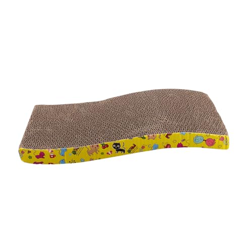 VILLFUL Kratzbretter für Katzen Kätzchen-Kratzbrett gewelltes Katzenkratzbrett zufällige Farbe VILLFUL Kratzbretter für Katzen Kätzchen-Kratzbrett gewelltes Katzenkratzbrett zufällige Farbe von VILLFUL