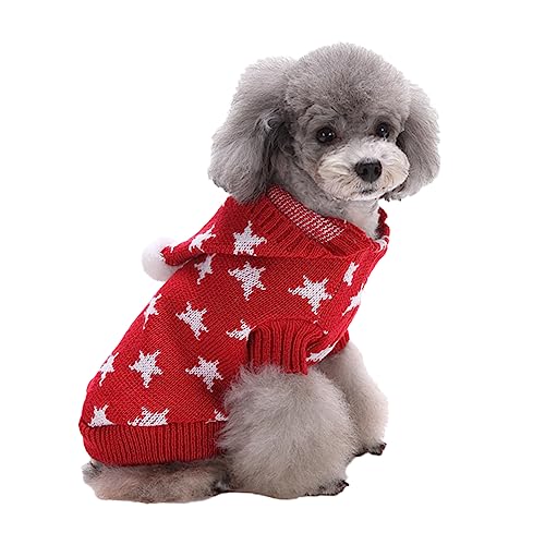 VILLFUL Weihnachtspullover Für Hunde Wintermantel Warmes Hundekostüm Größe XXL Rot VILLFUL Weihnachtspullover Für Hunde Wintermantel Warmes Hundekostüm Größe XXL Rot von VILLFUL