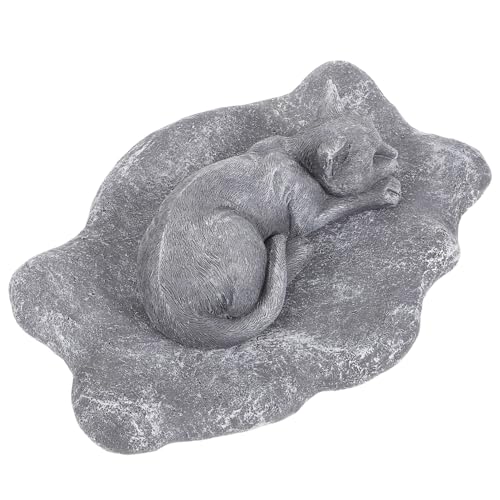 VILLFUL Wetterfester Resin Haustier gedenkstein für Garten und Außenbereich Langlebiger Tiergrabstein als Grabmal für Hund und Katze Dekorativer Haustier grabschmuck zur Erinnerung von VILLFUL