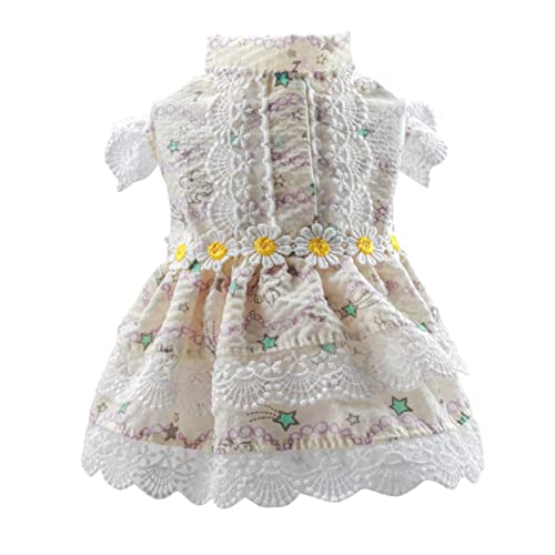 VILLFUL Hundekleidung Für Mädchen Mit Blumenmuster Hautfreundlich Für Partys VILLFUL Hundekleidung Für Mädchen Mit Blumenmuster Hautfreundlich Für Partys von VILLFUL