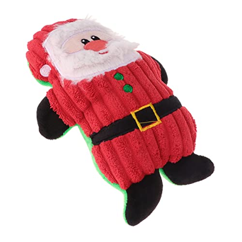VILLFUL Haustier-Spielzeug Weihnachtsmann-Sound-Spielzeug Plüschmaterial pädagogisch wertvoll zur Linderung von Langeweile VILLFUL Haustier-Spielzeug Weihnachtsmann-Sound-Spielzeug Plüschmaterial pädagogisch wertvoll zur Linderung von Langeweile von VILLFUL