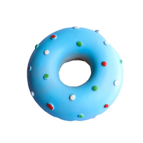 VIMIGOO Donut Hundespielzeug – Hundespielzeug für aggressive Kauer – langlebiges Kauspielzeug für Hunde – Gummi-Hundespielzeug für kleine, mittelgroße und große Hunde, robustes Hundespielzeug, von VIMIGOO