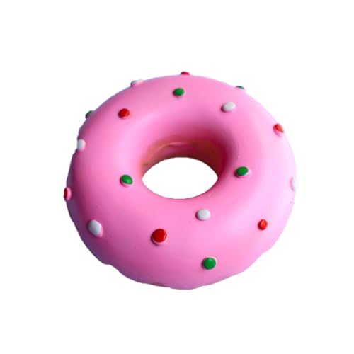 VIMIGOO Donut Hundespielzeug – Hundespielzeug für aggressive Kauer – langlebiges Kauspielzeug für Hunde – Gummi-Hundespielzeug für kleine, mittelgroße und große Hunde, robustes Hundespielzeug, von VIMIGOO