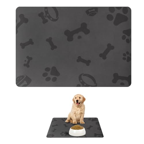 VINEST Napfunterlage Katzen aus Kieselalgenschlamm, 50 x 35cm Saugfähige Napfunterlage Hund für Haustiere, rutschfeste Hundenapf Unterlage, Futtermatte Katzen für Schutz des Bodens VINEST Napfunterlage Katzen aus Kieselalgenschlamm, 50 x 35cm Saugfähige Napfunterlage Hund für Haustiere, rutschfeste Hundenapf Unterlage, Futtermatte Katzen für Schutz des Bodens von VINEST