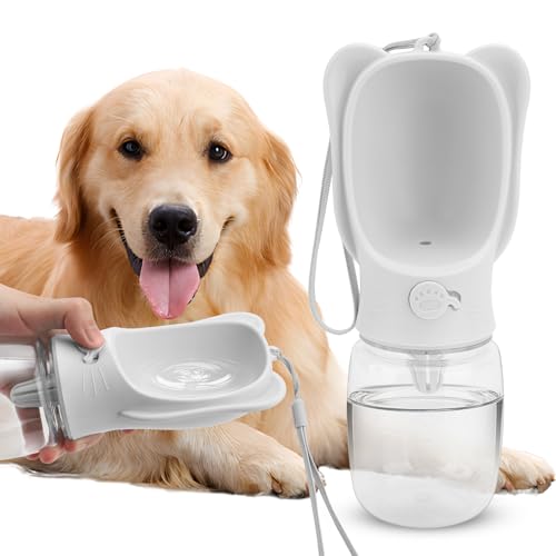 Tragbare Hunde-Wasserflasche mit Lebensmittelaufbewahrungsbehälter, auslaufsicher, Reise-Trinkwasserspender, Futterspender für Outdoor-Hundesachen, Zubehör für Katzen, Welpen, zum Spazierengehen Tragbare Hunde-Wasserflasche mit Lebensmittelaufbewahrungsbehälter, auslaufsicher, Reise-Trinkwasserspender, Futterspender für Outdoor-Hundesachen, Zubehör für Katzen, Welpen, zum Spazierengehen von VINGVO