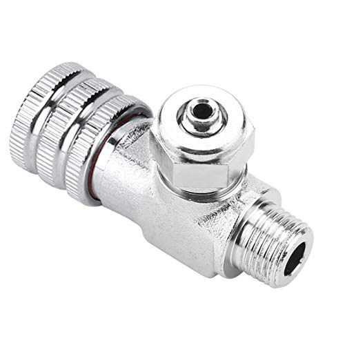 VINGVO Nadelventil, Edelstahl Nadelventil 1 Stück CO2 Blasenzähler, Aquarium System Glänzend und CO2 Regulator Nadelrückschlagventil für Aquarienfische(#1) von VINGVO