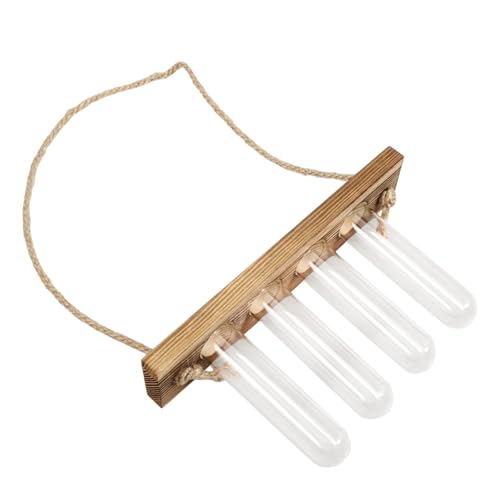 VINTORKY Terrarium-wandpflanzgefäß Glasvase-Set Hydrokultur-pflanzenaufhänger Holzständer für Wohnzimmer Büro Zuhause VINTORKY Terrarium-wandpflanzgefäß Glasvase-Set Hydrokultur-pflanzenaufhänger Holzständer für Wohnzimmer Büro Zuhause von VINTORKY