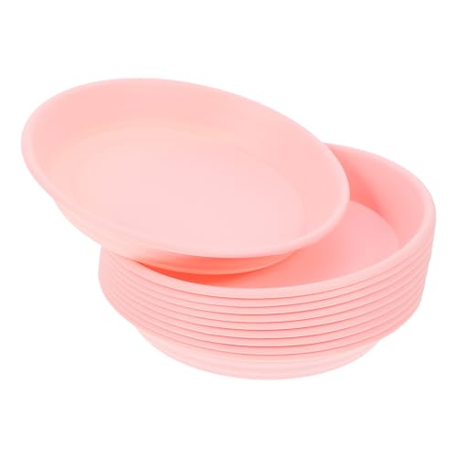 VINTORKY 10 Stück Pflanzenuntersetzer Teiliges Dicke wasserdichte Blumentopfsauger für Drinnen und Draußen für Verschiedene Topfgrößen Erleichtert die Pflanzenpflege und Hält Sauber von VINTORKY