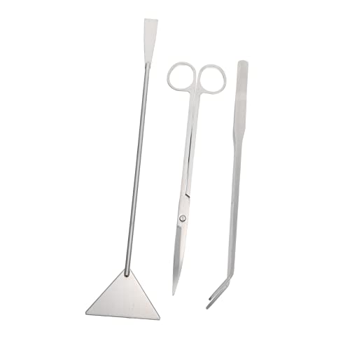 VINTORKY 1Satz Aquarium Werkzeug Set Teiliges Set mit Schere Pinzette und Schaufel für Präzises Pflanzen Trimmen und Pflege Rostfrei und Langlebig für Aquarienpflanzen von VINTORKY