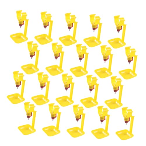 VINTORKY 20 Stück Automatischer Hühnertränker Wasserspender für Geflügel und Gänse Robuste Kunststoffkonstruktion Wasserabfall und Hält Stall Sauber für Haus und Gewerbebetriebe VINTORKY 20 Stück Automatischer Hühnertränker Wasserspender für Geflügel und Gänse Robuste Kunststoffkonstruktion Wasserabfall und Hält Stall Sauber für Haus und Gewerbebetriebe von VINTORKY
